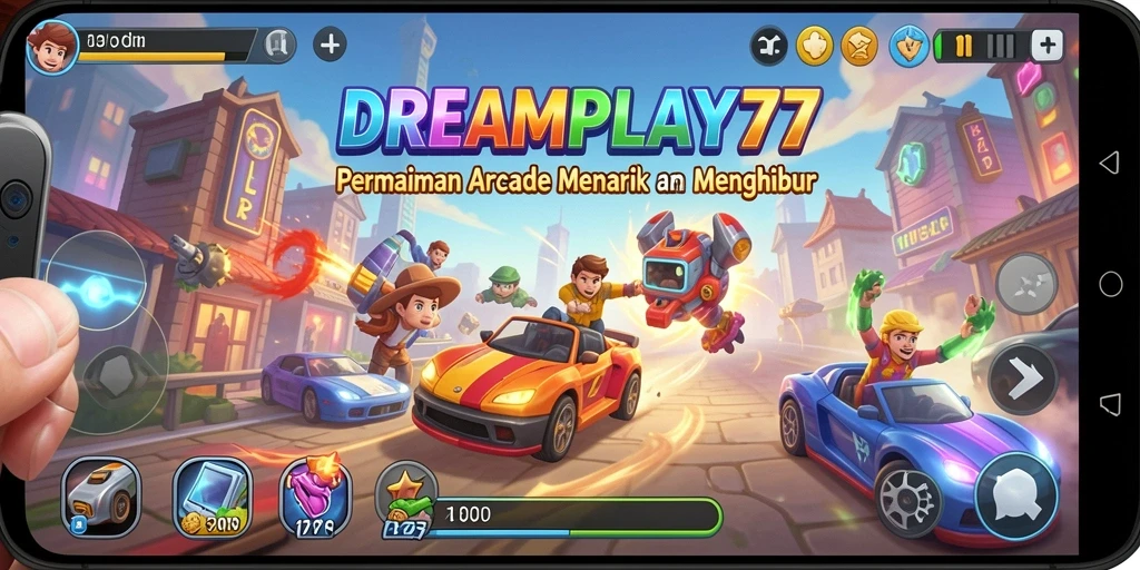 Screenshot gameplay DREAMPLAY77 menampilkan aksi seru dan grafis menarik.