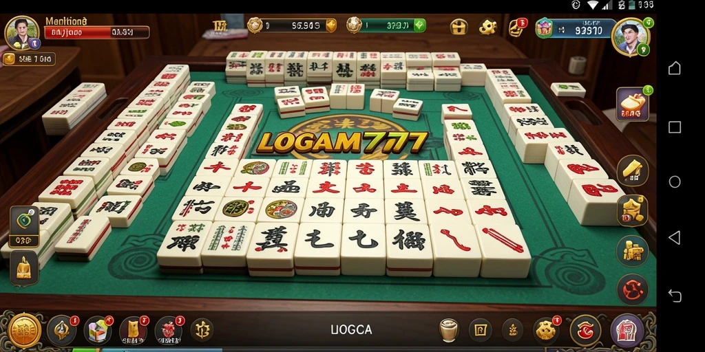 Tampilan utama LOGAM777 menampilkan gameplay Mahjong yang seru dan menarik.