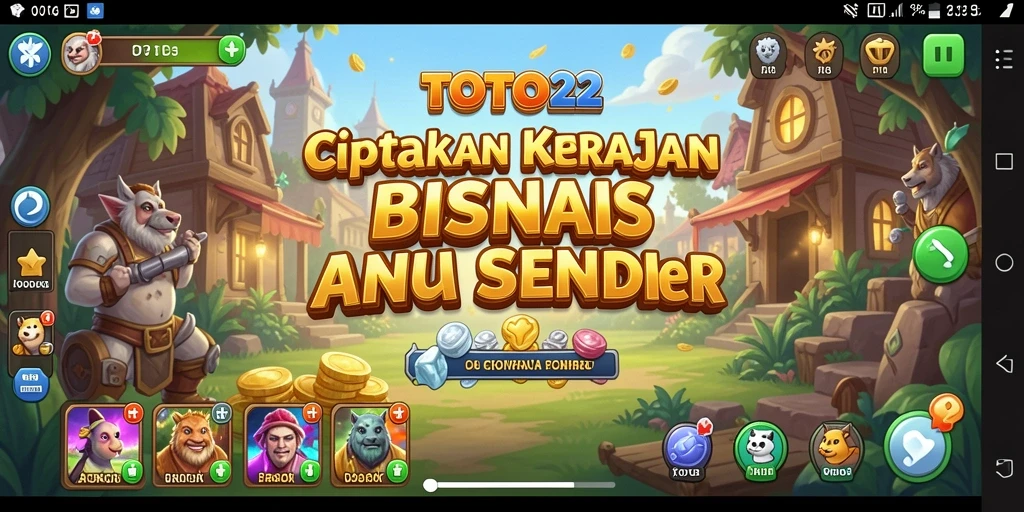 Tampilan gameplay TOTO22 menampilkan keseruan membangun bisnis.